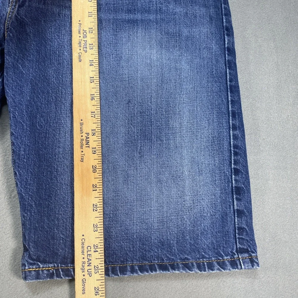Levis 569 Mens Jean Shorts Size 40 Medium Wash Blue Jorts